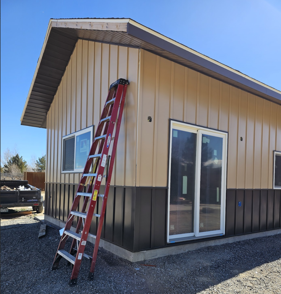 Metal Siding Job in Grand Junction Colorado Two Tone